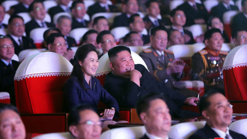 Kim Jong Un's wife was spotted again for the first time in a year