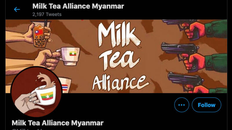 Milk tea against persecution in Myanmar