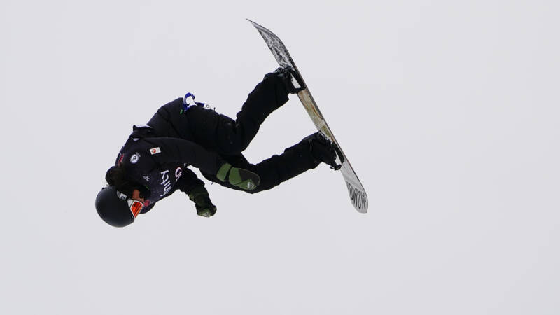 The Snowboarder Wolf took 14th place at the Aspen Cliff Style World Championships