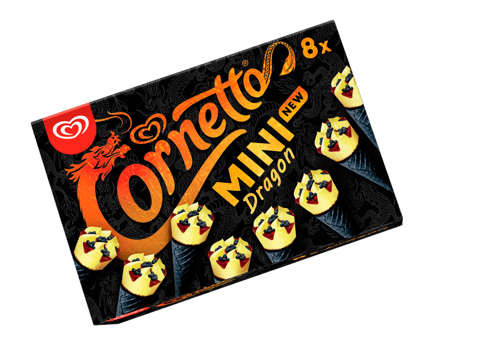 Cornetto Dragon Limited Edition |  Packaging management |