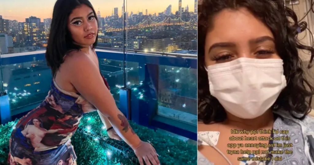 Model (20) challenges TikTok and ends up in the hospital: Don't make the same mistake I did |  abroad