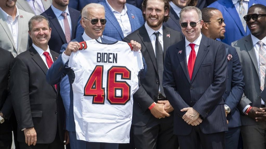 President Biden honors Superbowl winners at the White House