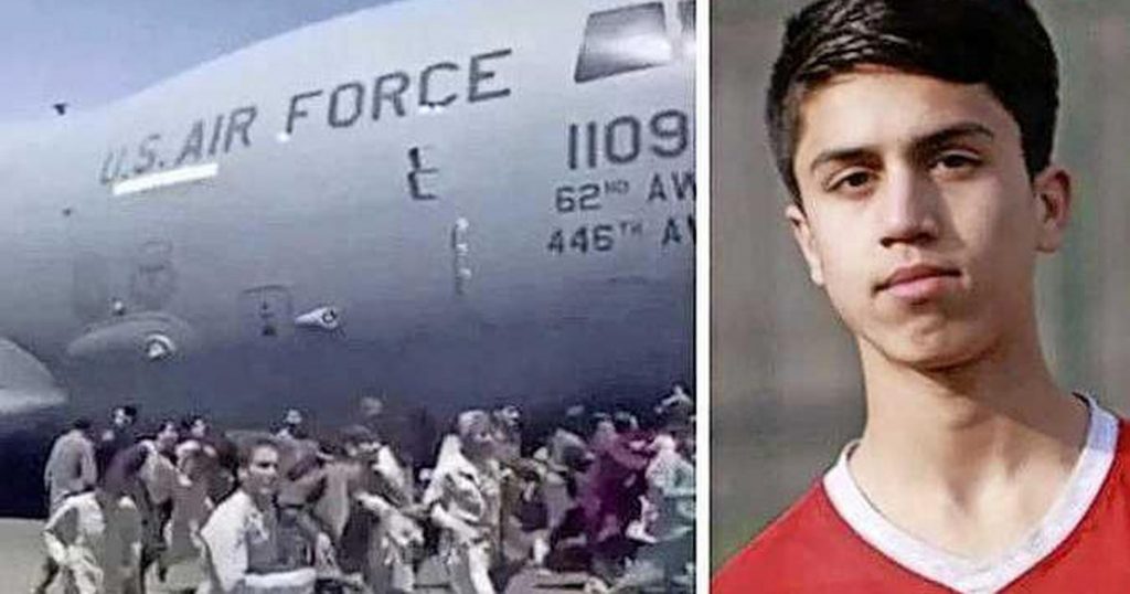 An Afghan football talent was killed during a flight from Kabul by a military plane |  football