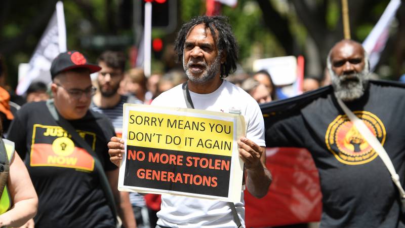Australia's compensation for Aboriginal children is taken from relatives