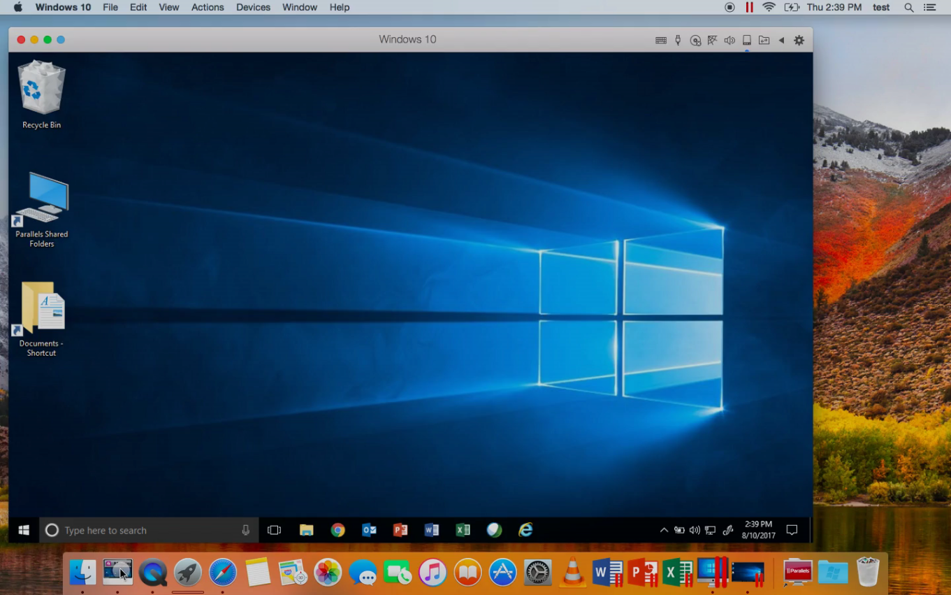 Parallels Desktop 14 screenshot (620p)