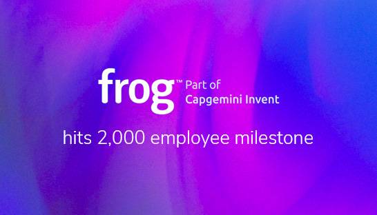 The frog accelerates growth under the wings of the Capgemini invention