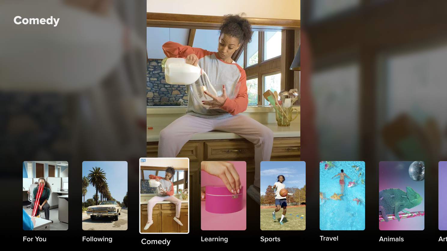 TikTok launched an app for Android TV and Google TV in North America