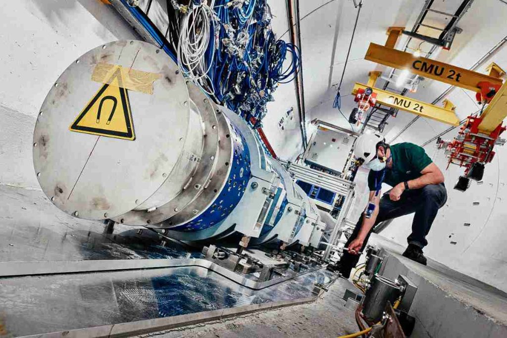 Elusive and mysterious particles make their mark for the first time at the Swiss particle accelerator