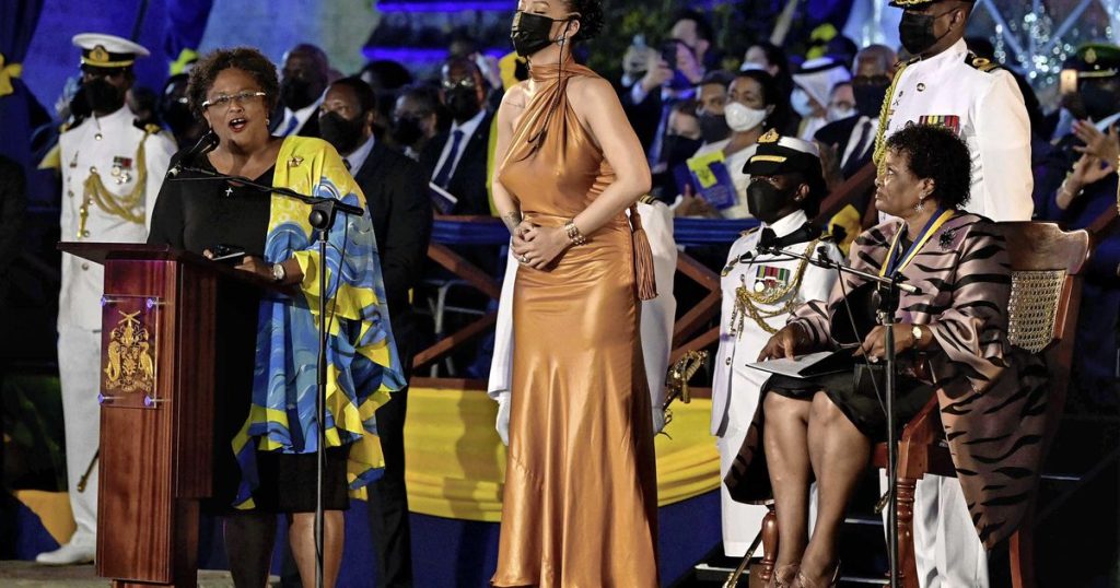 Prince Charles sees how Barbados becomes a republic: Singer Rihanna becomes a national hero |  Abroad
