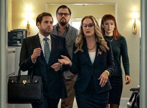 The star cast of Don't Look Up include Jonah Hill, Leonardo DiCaprio, Meryl Streep and Jennifer Lawrence.