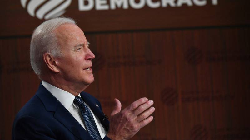 Biden at the top of democracy: 'It's going in the wrong direction'