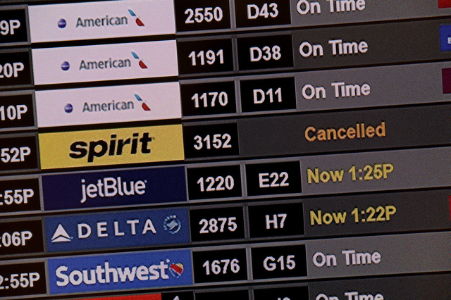 United States: 2,590 more flights canceled - companies
