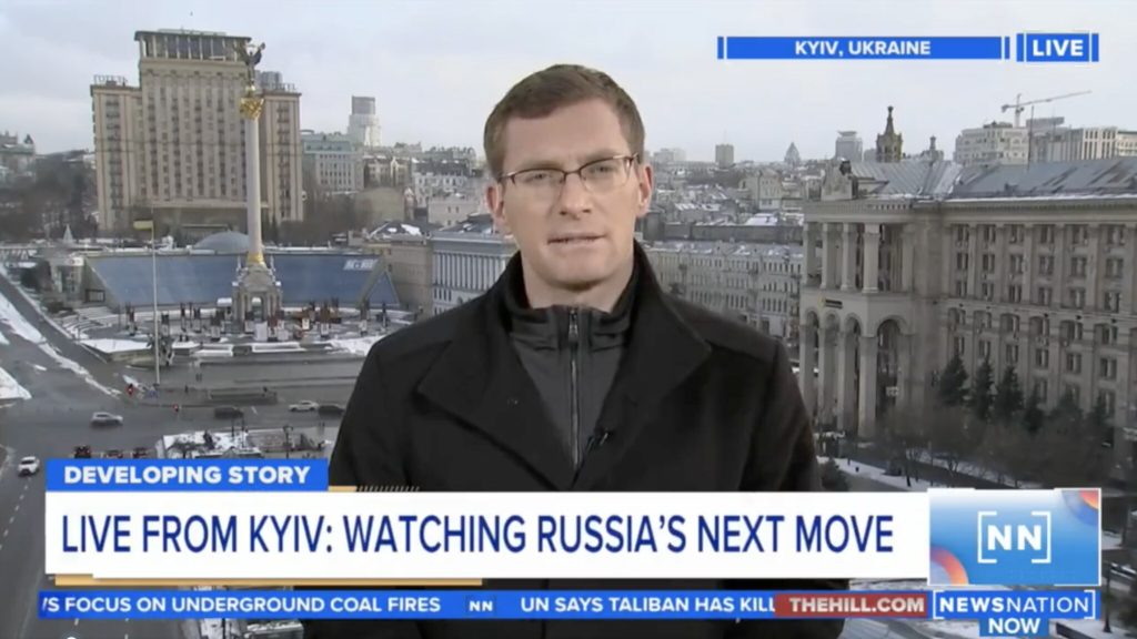 The reporter spreads quickly: Philip discusses the conflict between Russia and Ukraine in six languages