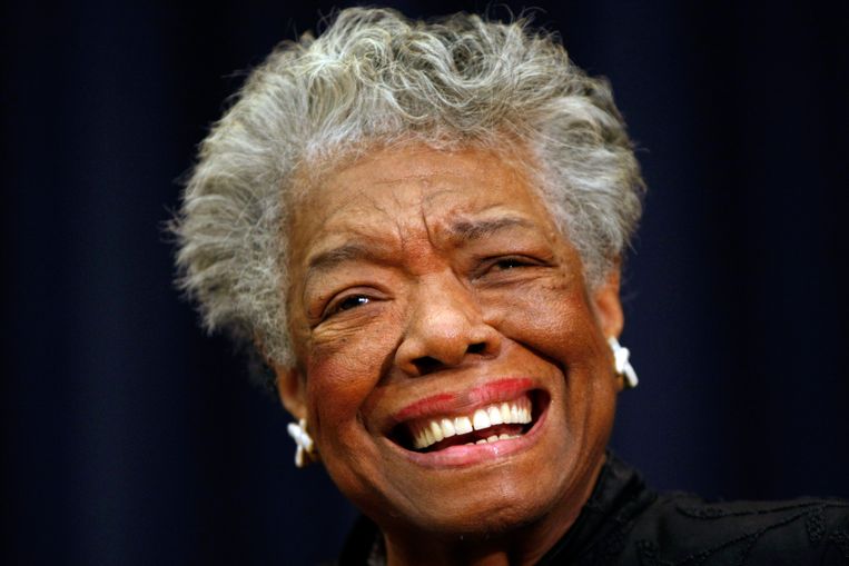 Maya Angelou in an archive photo from 2008. Image AP