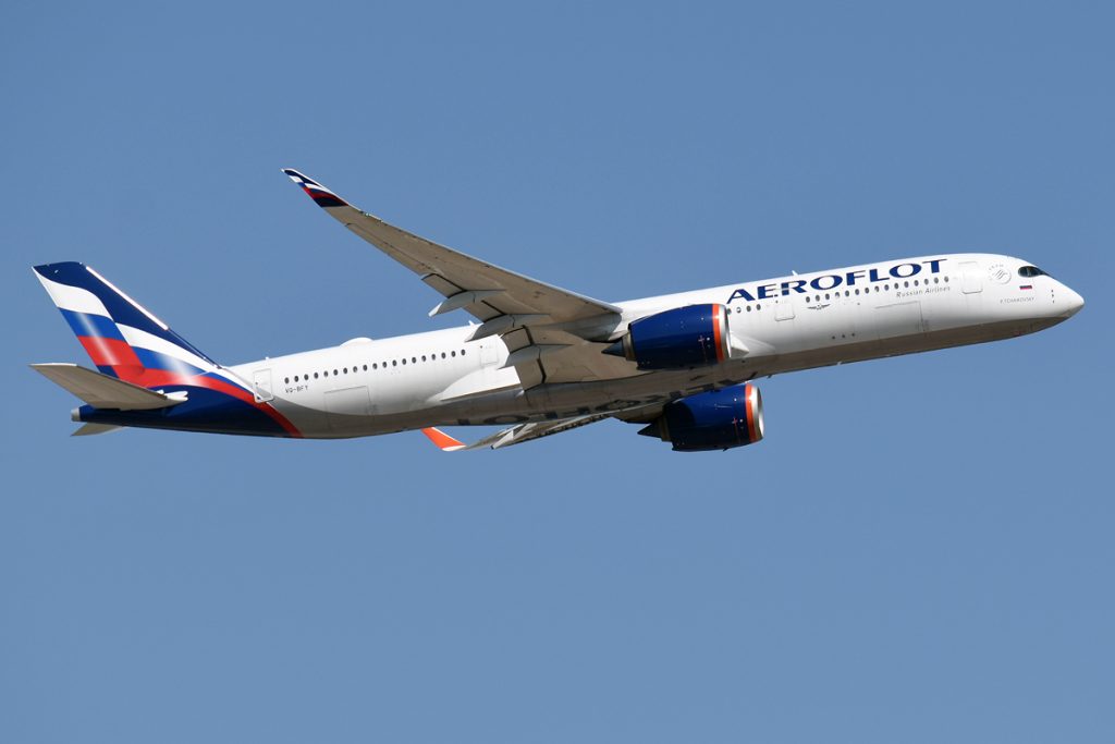 Aeroflot A350 violates airspace ban - Up in the Sky