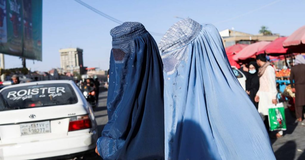 An Afghan woman is not allowed to board a plane without a male member of her family |  Abroad
