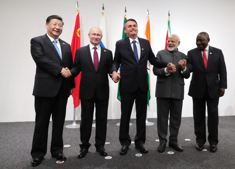 The rich west will hold out for a while, while the BRICS countries disappoint