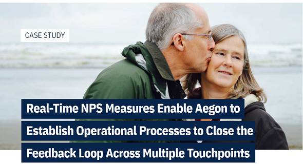 Aegon focuses on customer satisfaction feedback with real-time NPS solutions