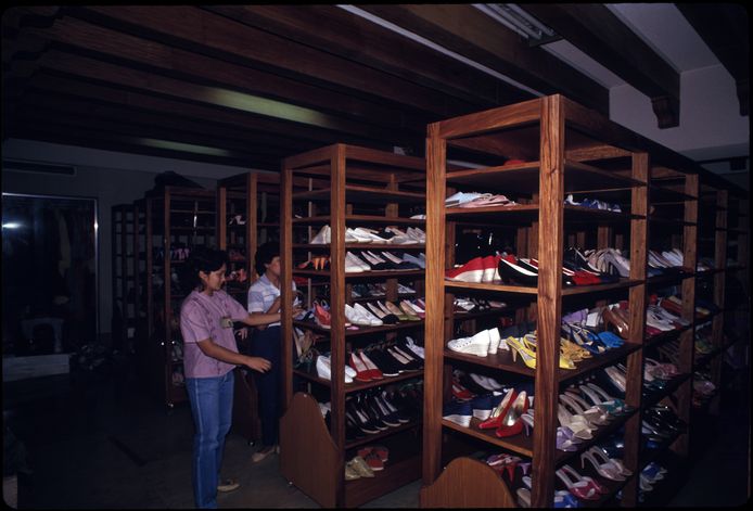 Imelda Marcos shoes collection.