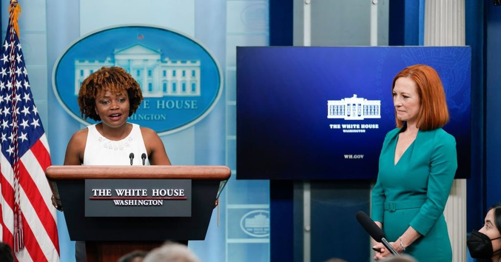 Karen-Jean-Pierre (44) becomes the first black press secretary for the White House