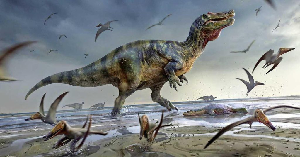 The remains of the largest carnivorous dinosaur found in Europe |  Sciences