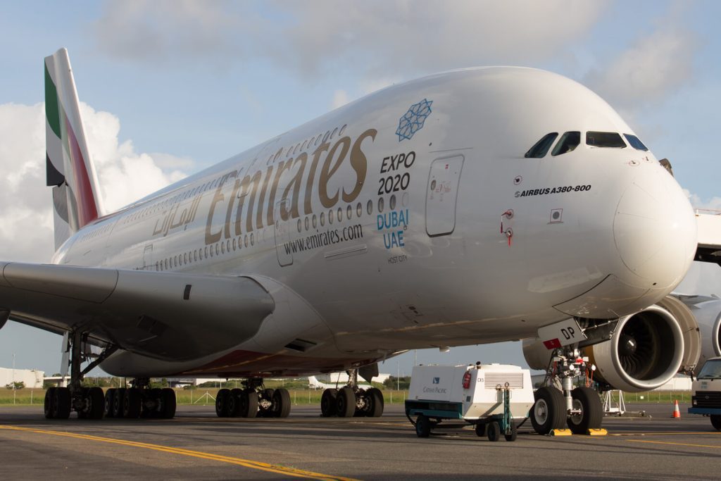 Damage to the Emirates A380 after the "Big Bang" |  video