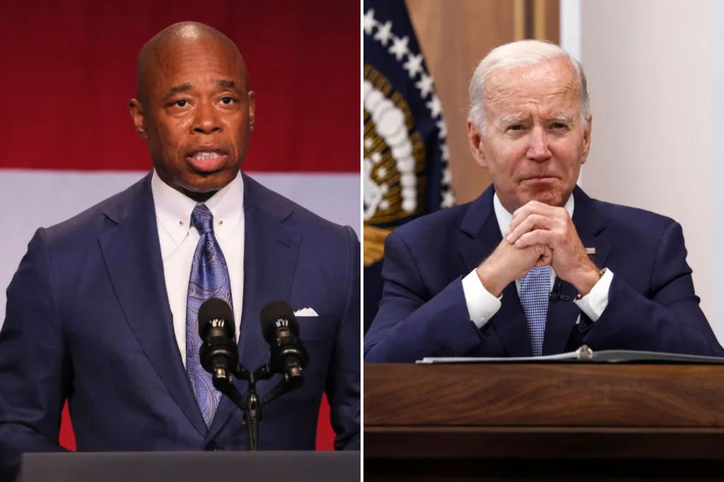 Eric Adams defies Biden and says America is in recession