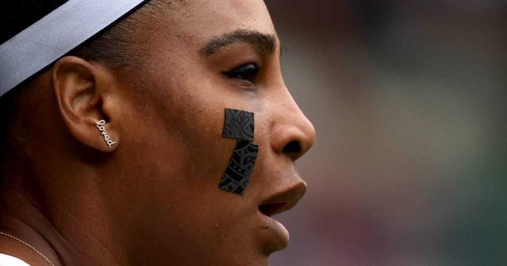 Here's why Serena Williams played with bandages on her face yesterday |  sports