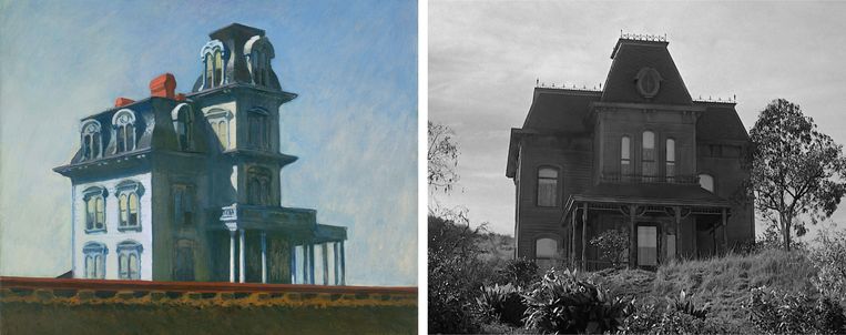 Hopper defined the image of films like 'Psycho' that defined the image of America.