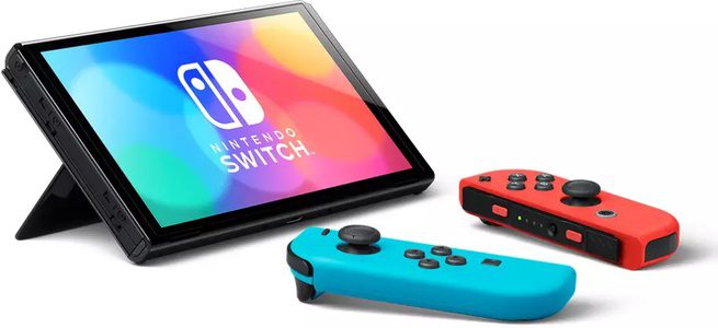 Nintendo Switch (OLED Model) Blue, Red