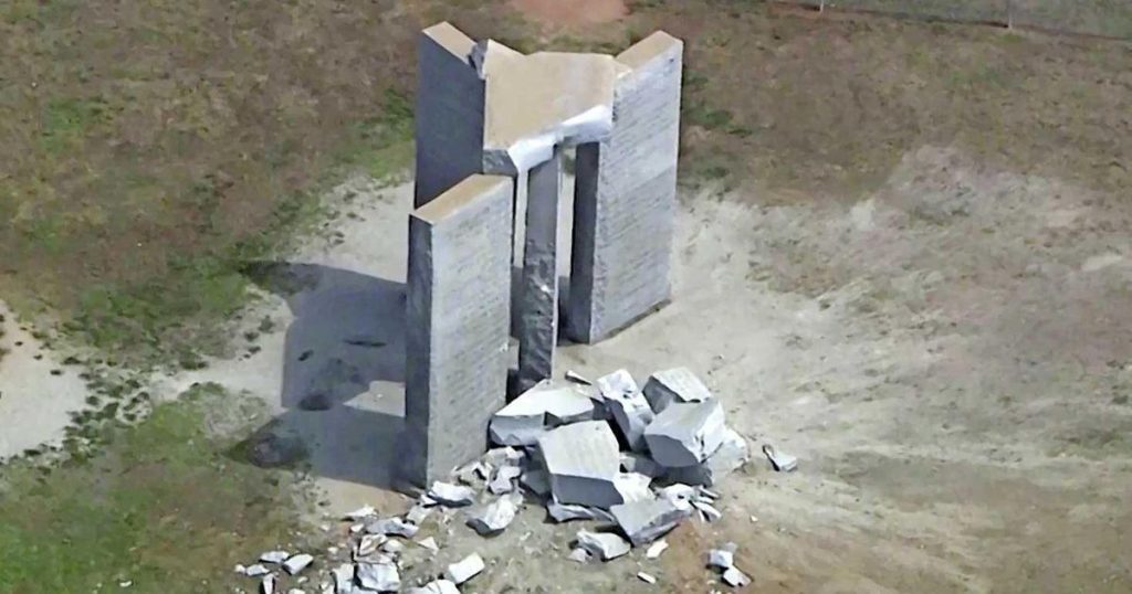Unknown criminal who blew up America's Stonehenge with bombs |  Abroad