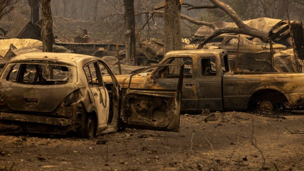 California wildfires claim two lives, and thick smoke makes them hard to put out