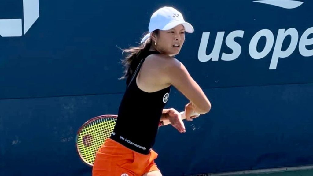 Arianne Hartono strijdend ten onder in tweede kwalificatie-ronde US Open