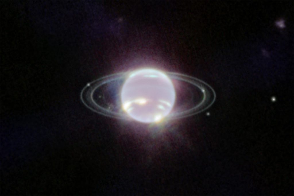 The James Webb Telescope has captured the rings of Neptune