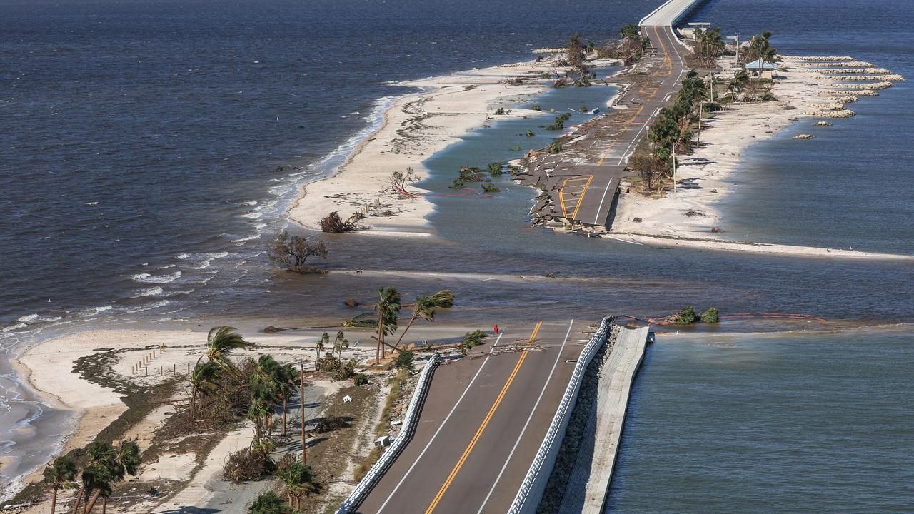 The bridge to Sanibel Island was unable to withstand the natural disaster and collapsed.