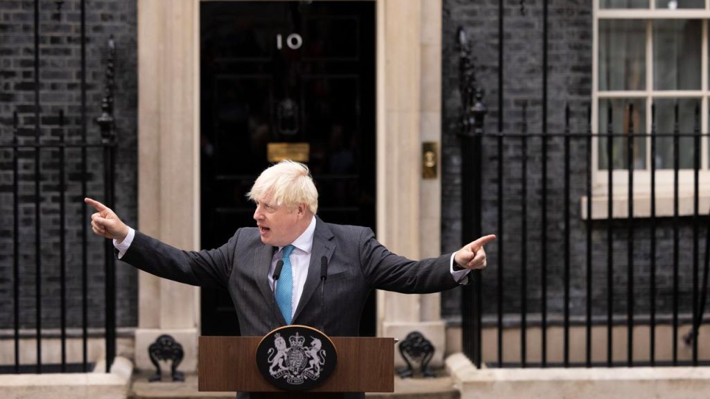 Boris Johnson gives final speech as British Prime Minister in Downing Street |  Currently