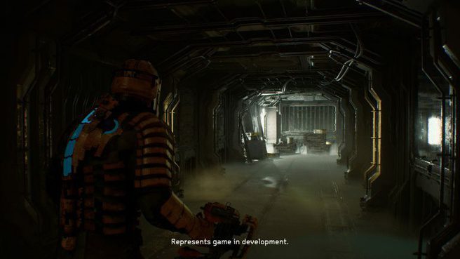 A scene from the movie Dead Space remake