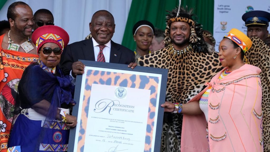 The first Zulu king was officially crowned in South Africa in more than fifty years |  noticeable
