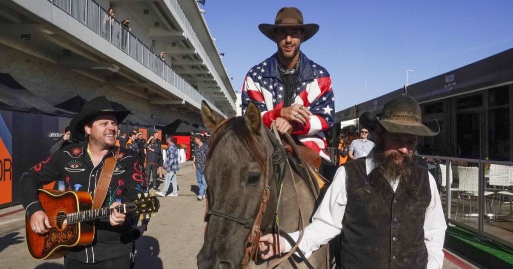 Daniel Ricciardo steals the show with a horse on track, Haas F1 team gets a new name and a new look |  sports