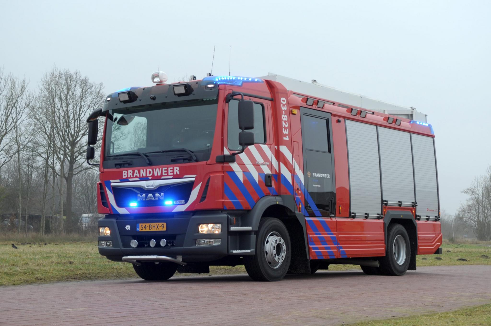 MAN Fire Truck from Drenthe