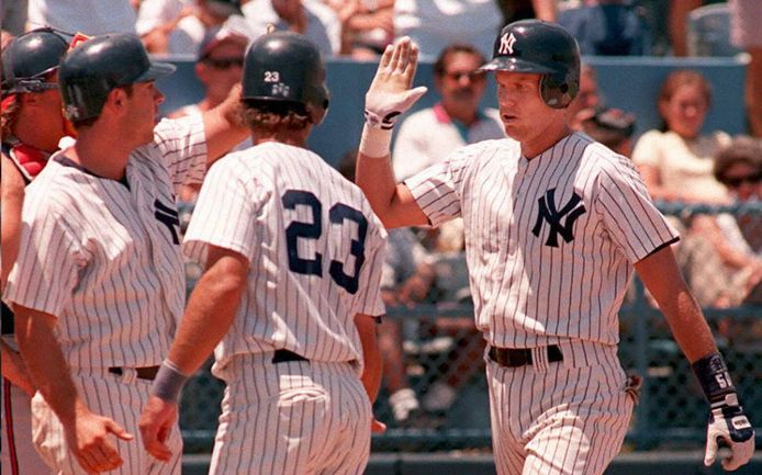 Robert Einhorn (right) plays for the Yankees.