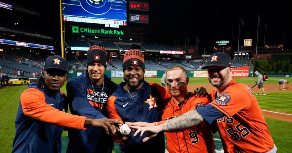 Astros baseball players responded strongly against the Phillies with no unique hitter in the World Series|  other sports