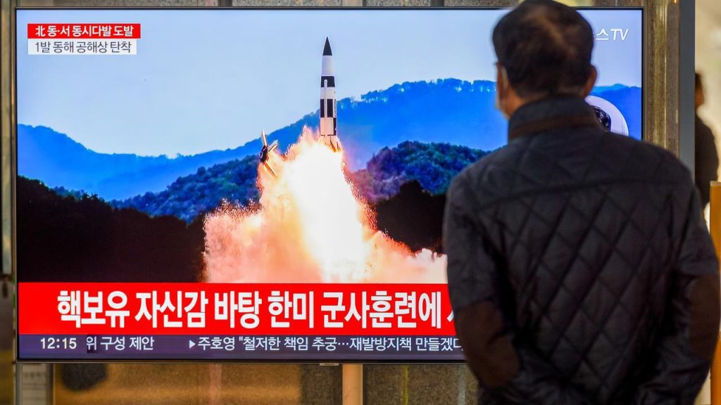 North Korea launches ballistic missiles again |  Currently