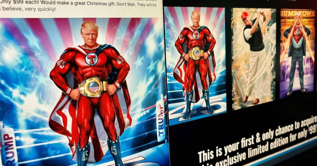Delight about 'Trump's big ad': The ex-president is selling his own cards as Superman |  Abroad