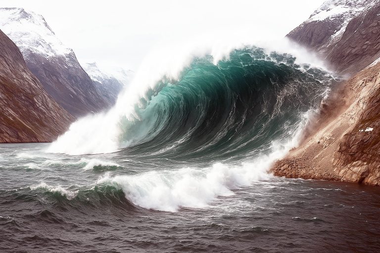 650 mega tsunami sends seismic waves around the world