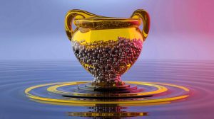 The pioneering discovery by the student: The creation of a “liquid” to restore the form challenge the basic laws of thermal dynamic